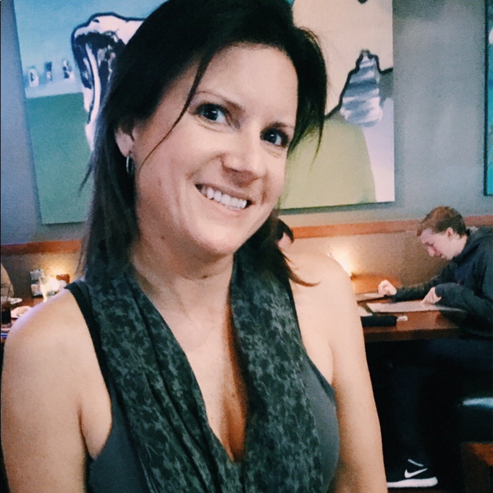 Gray cotton scarf